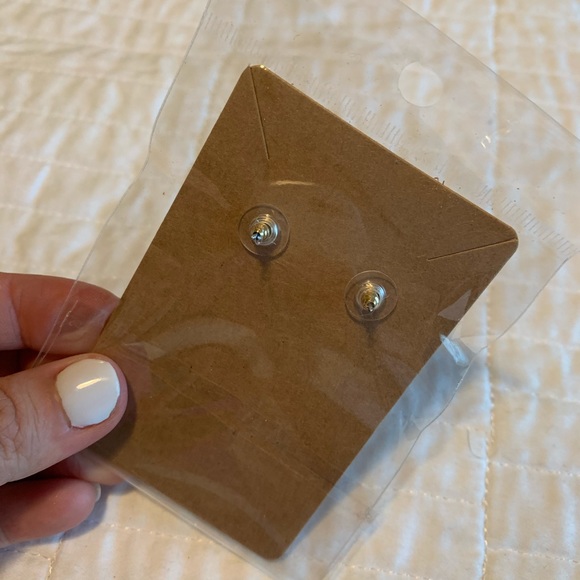 Bangle bracelet and druzy earring set - Picture 3 of 5